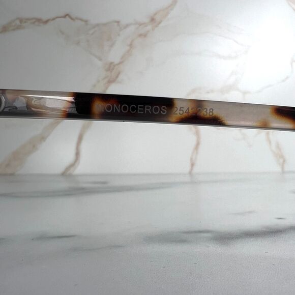 Aire Monoceros Aviator Sunglasses Cookie Tortoise Frame Smoke Tint Lens - Picture 9 of 9